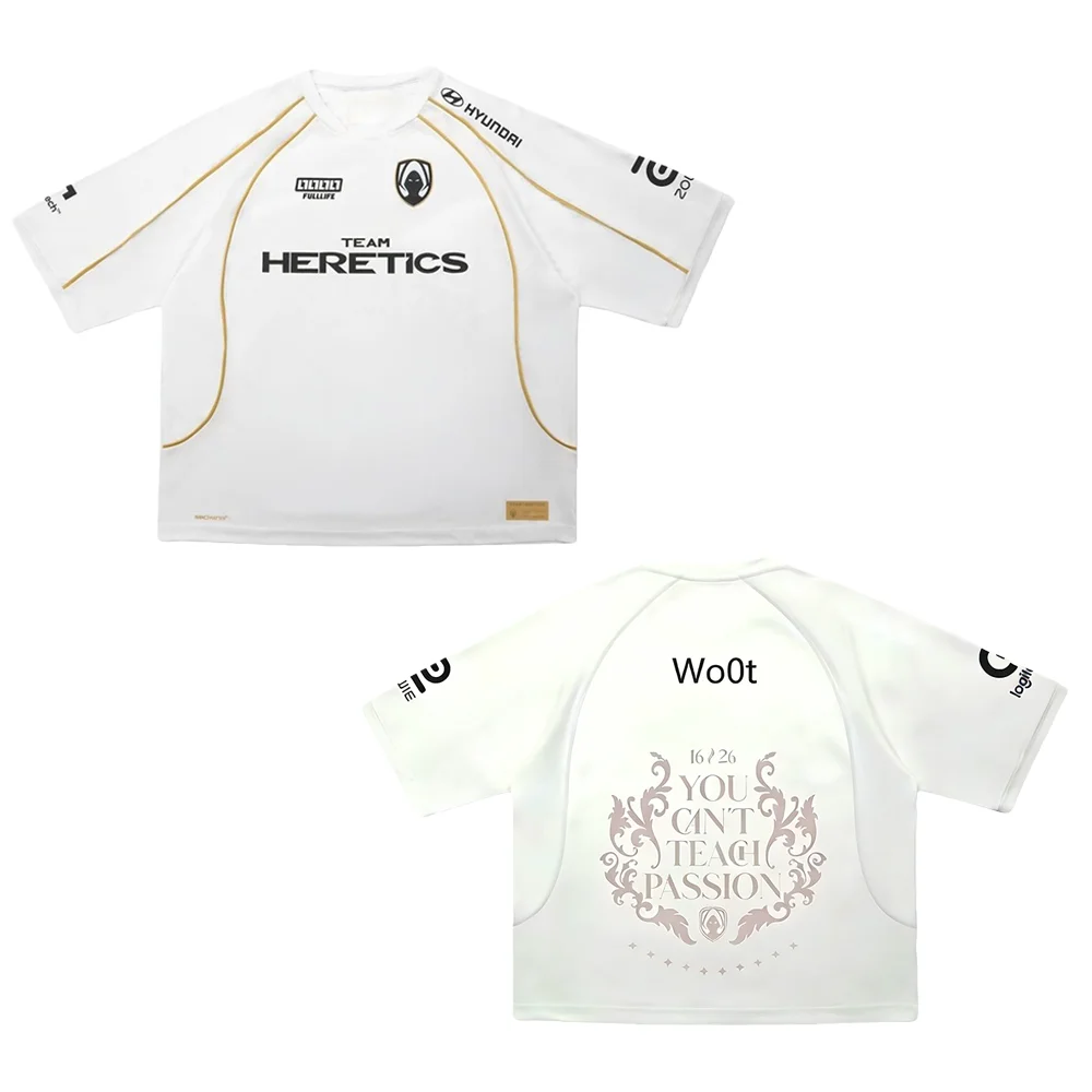 Neues 2026 Uniform Team Heretics Trikot Herren Mode Schnelltrocknend E-Sport Club Fans T-Shirt LEC Spiel-T-Shirts Streetwear Weiße Oberteile Kinder – Detail 9