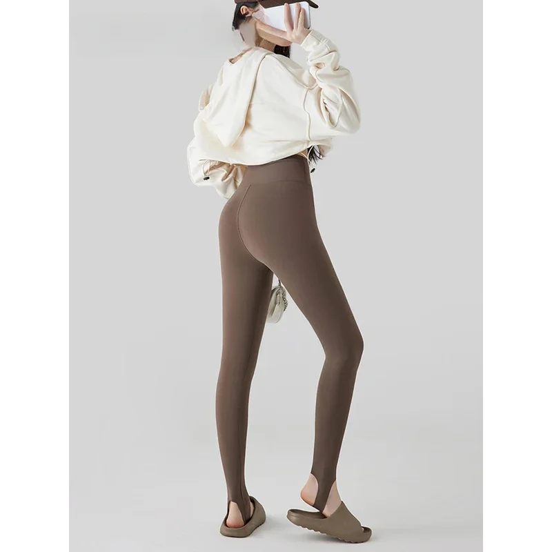 Skin-Touch Seamless Foot Pants Sharkskin Leggings Women Autumn New Fitness Sport Leggings Sexy Body Shape Shark Pants