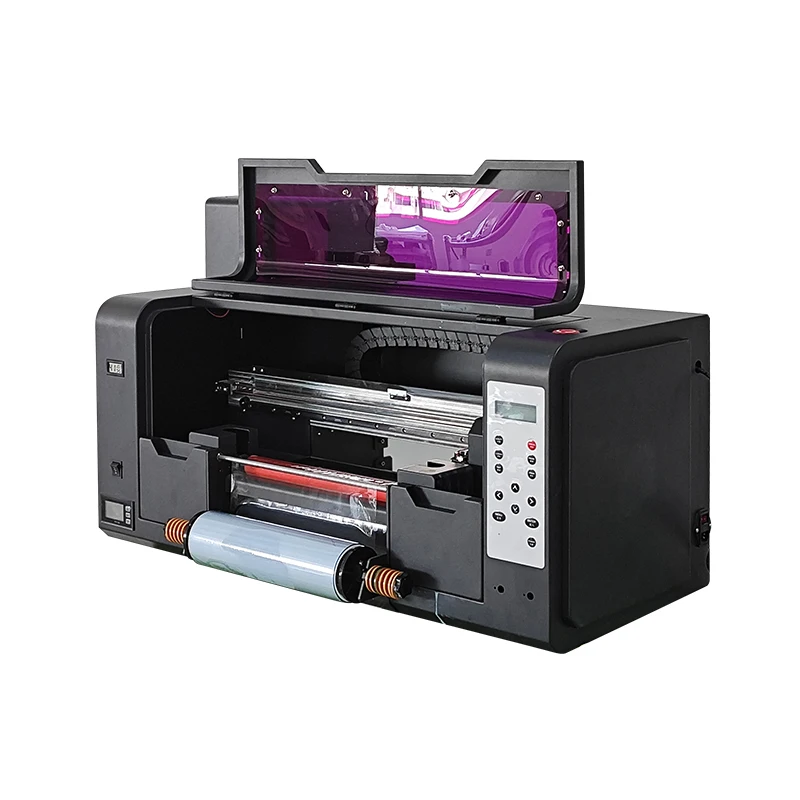 Sixfar جديد A3 UV DTF ملصق طابعة نقل آلة الطباعة مجموعة AB فيلم 30 سنتيمتر Impresora DTF لزجاجة كوب النار الزجاج مائي