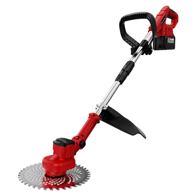 

Rechargeable lawn mower, household small lithium battery electric agricultural harvesting and weeding backpack high-power lawn