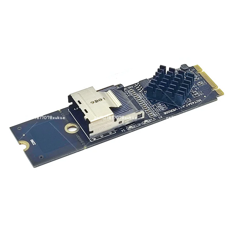 M.2 NVME to SFF-8087 SATA3.0 expansion card Mini-SAS/SATA hard disk adapter card 36PIN