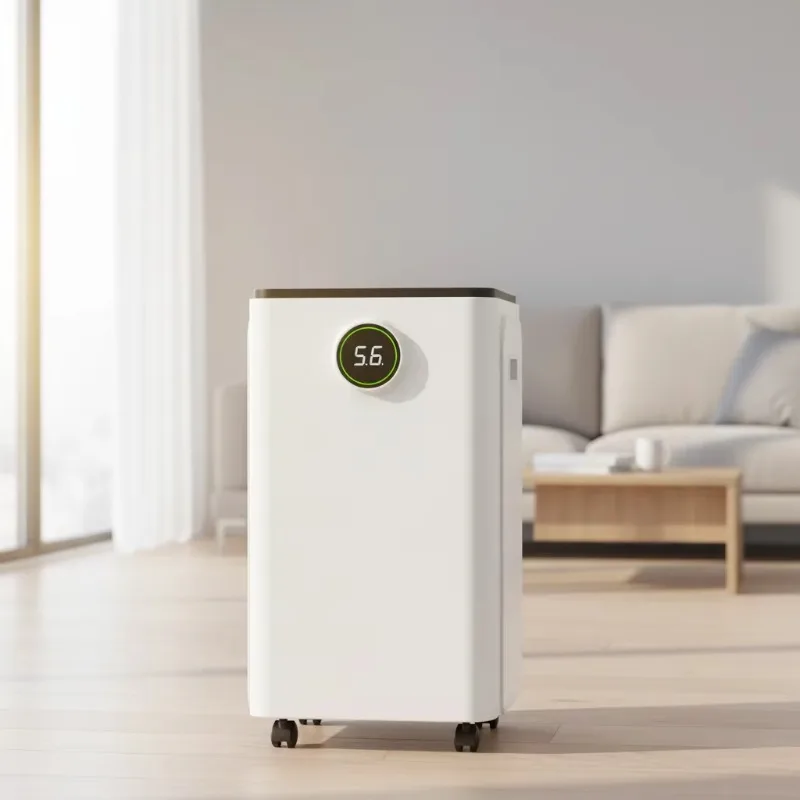 2026 Latest 12-liter Dehumidifier Digital Control Panel 21-ounce Home Bedroom Dehumidifier Electric Refrigerant