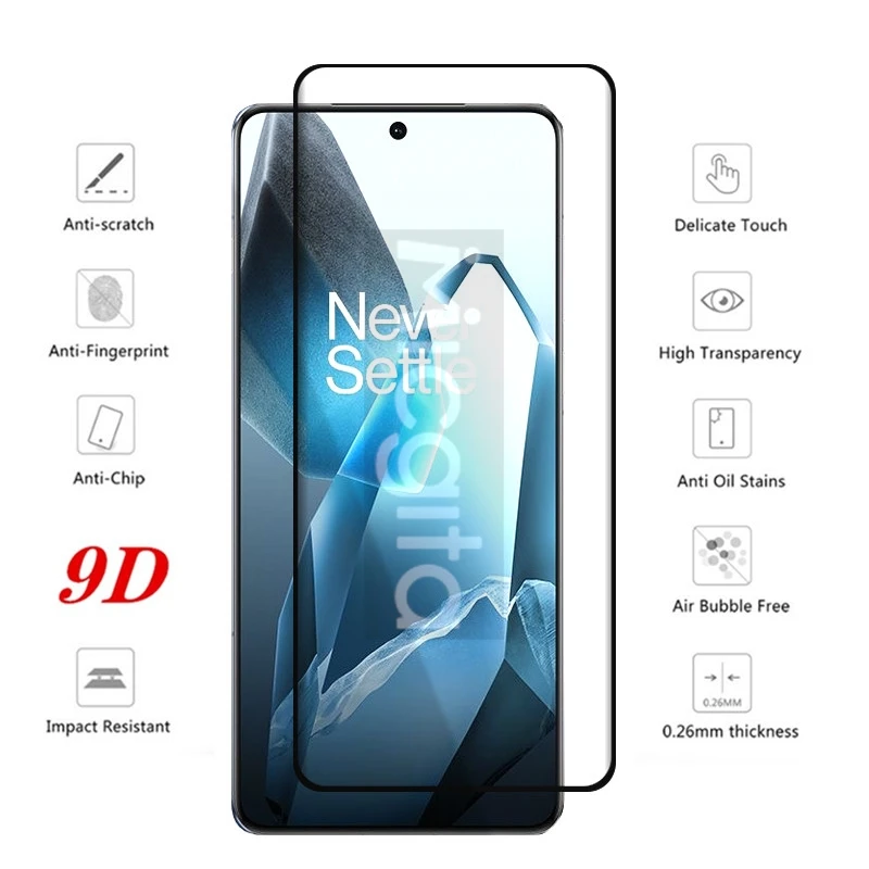New Sale For Oneplus 13 Screen Protector 9D Curved Tempered Glass film For Oneplus 13 Soft fiber Lens film image 3