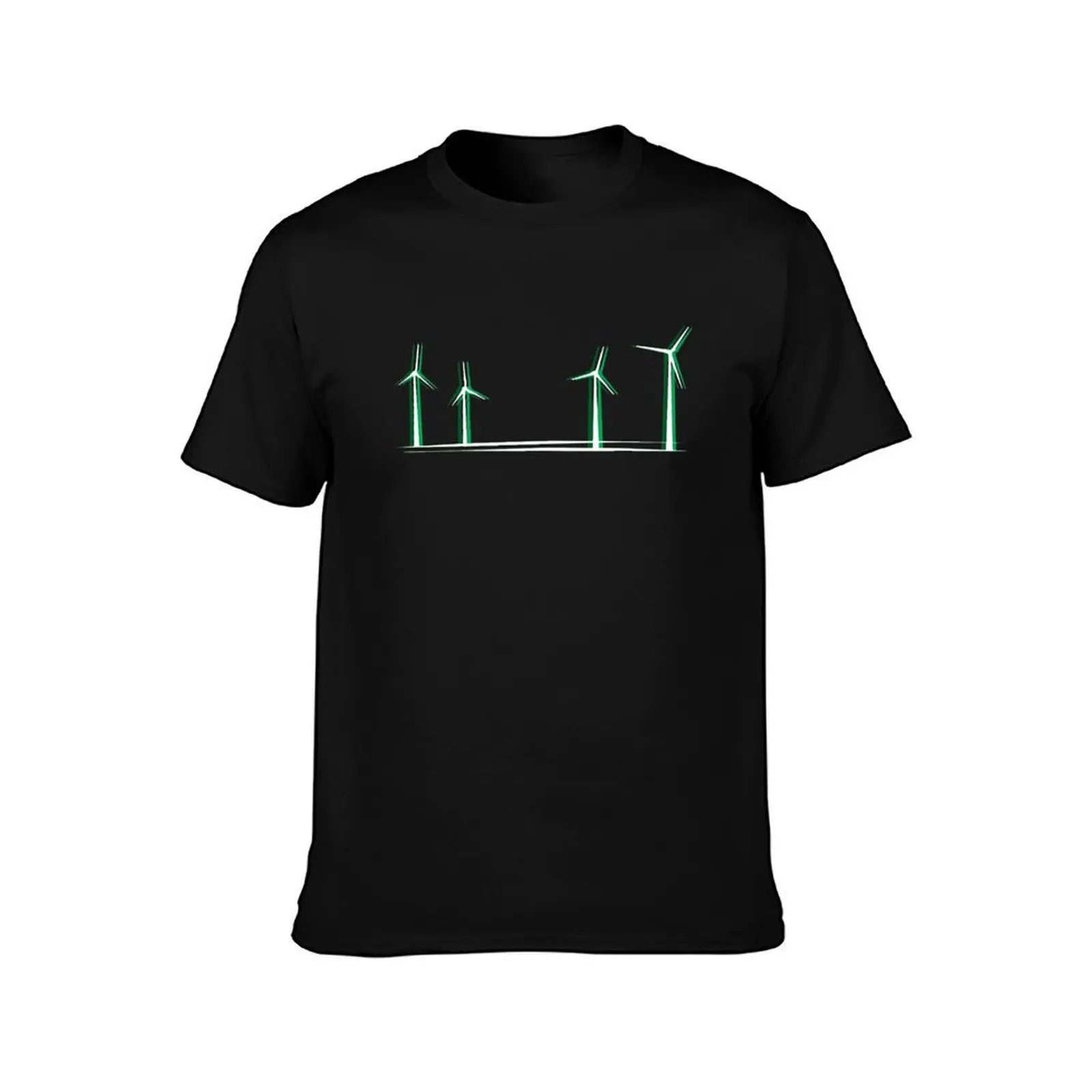 Windmill T-Shirt Daily Work Short Sleeve Top T-Shirt