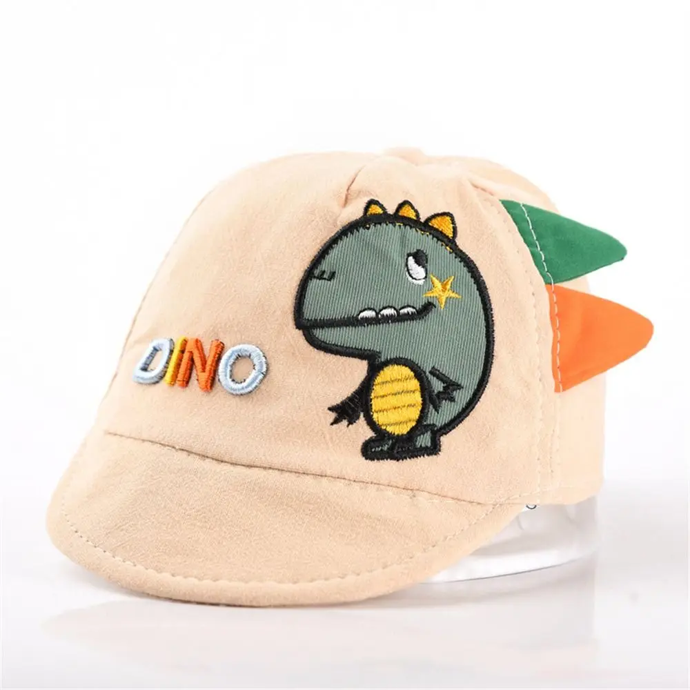 

Soft Cotton Baby Baseball Cap Fashion Cartoon Dinosaur UV Protection Duck Tongue Hat Thin Breathable Baby Sun Cap Boys Girls
