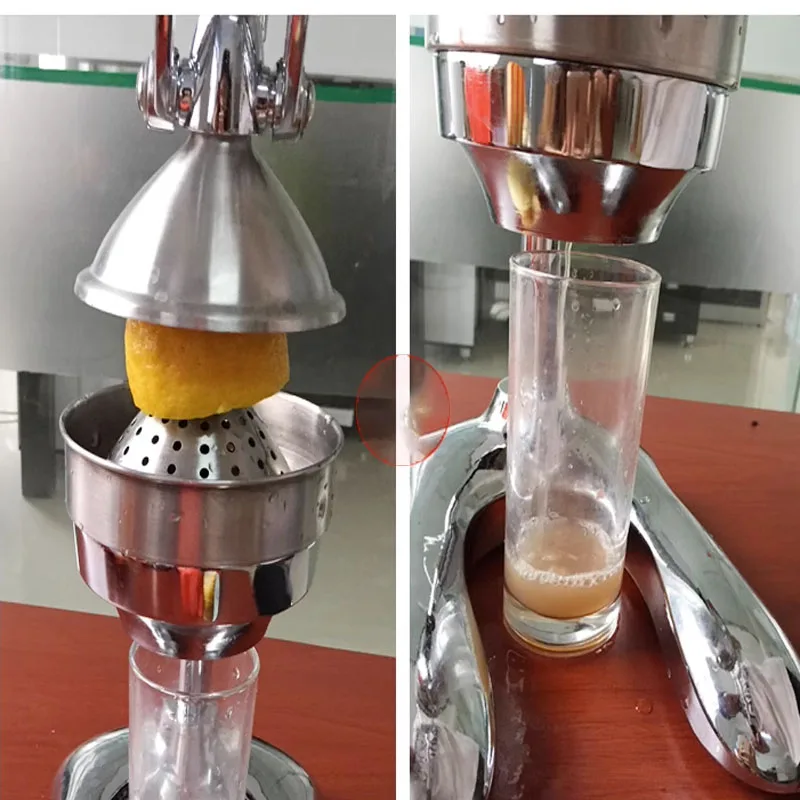 Stainless steel Manual Orange Lemon Juicer Fruit Squeezer manual juicer industrial cold press juice