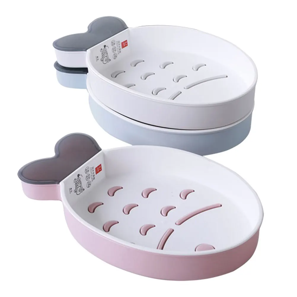 

3Pcs Creative Double-Layer Drain Basket High-Grade Plastic Wear-Resistant Large-Capacity Vegetable Washing Tray