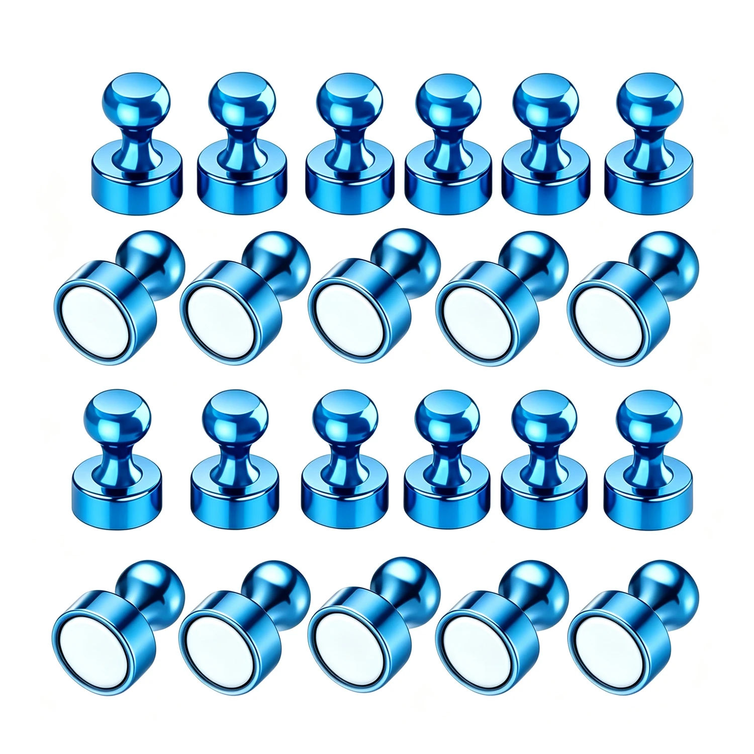 Super Strong Neodymium Magnetic Pushpins Sucker Thumbtack Durable Steel Magnet Push Pin for Refrigerator Whiteboard