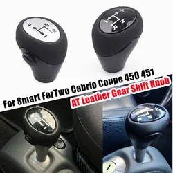 Automatic Transmission Gear Shift Knob For Smart Fortwo 450/451 1998-2014 For Smart Fortwo Roadster 452 2003-2006 Accessories