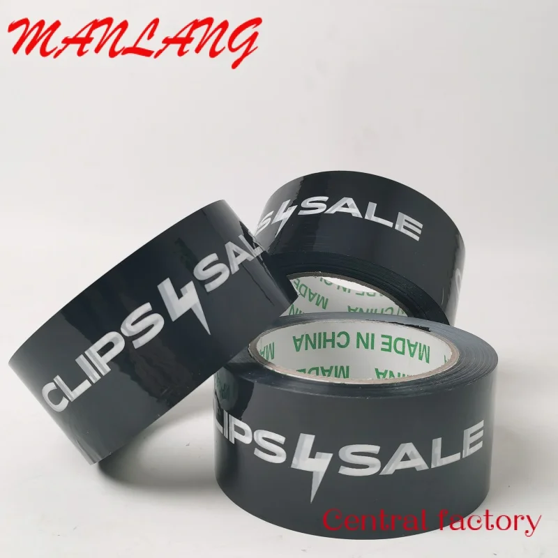 Custom  Adhesive Customize Transparent Bopp Logo Tape pvc tape packing with Logo Printed