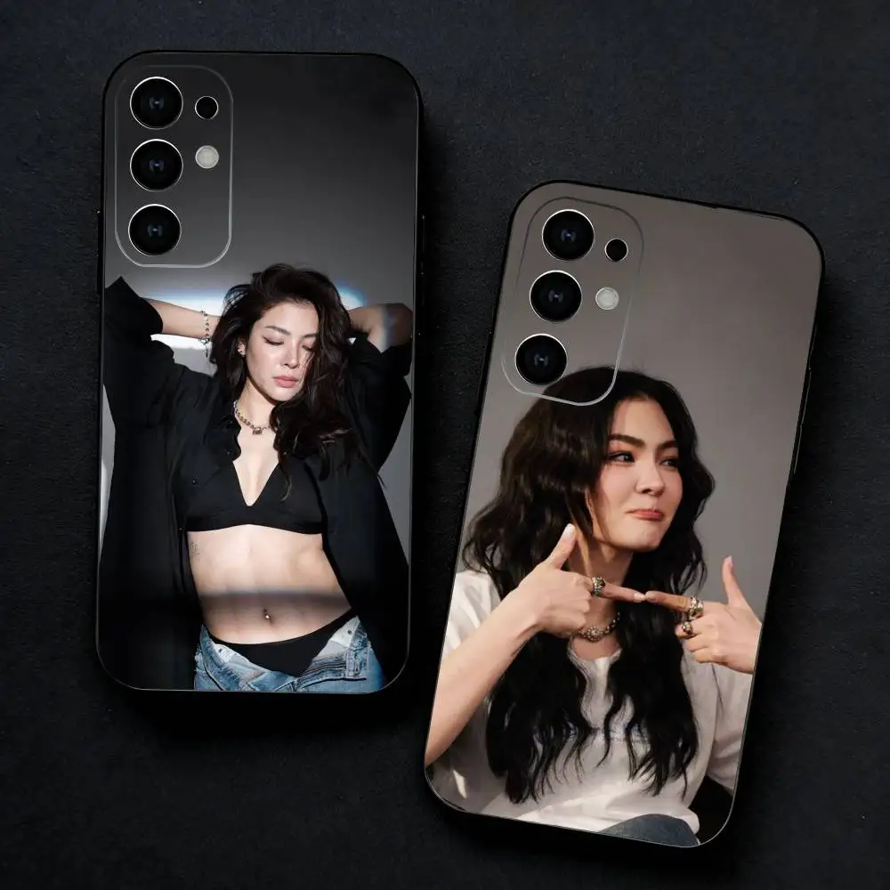 Actor F-Faye Malisorn Phone Case For Samsung S25,S24,S23,S22,S21,S20,Plus,Fe,Lite,Others Black Cover