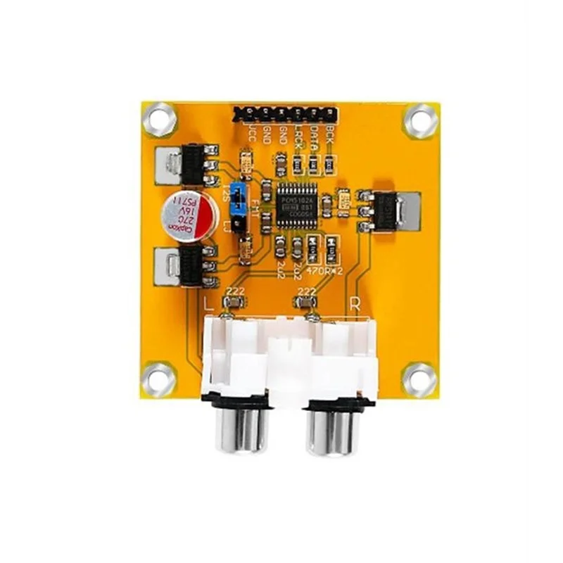 【BARU】PCM5102 Pcm5102a DAC Decoder Board I2s Input 32Bit 384K untuk Pemutar Inti Merah Mendukung Format I2s/Kiri Dibenarkan