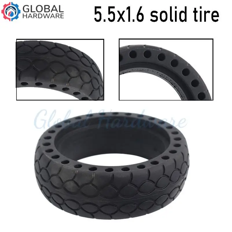 Le nouveau modèle de 5,5 pouces convient aux pneus solides d'amortisseur arrière 5,5x1,6 et aux pneus creux non pneumatiques