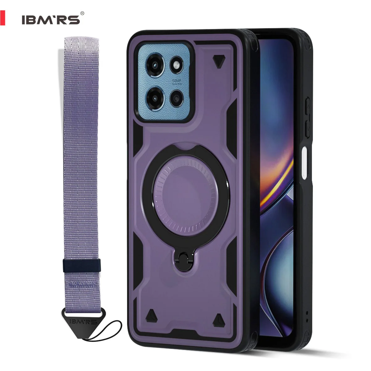 For Motorola Moto G 5G/G Play 5G 2025 2026 Case, Shockproof Phone Cover with Magnetic Ring & Kickstand