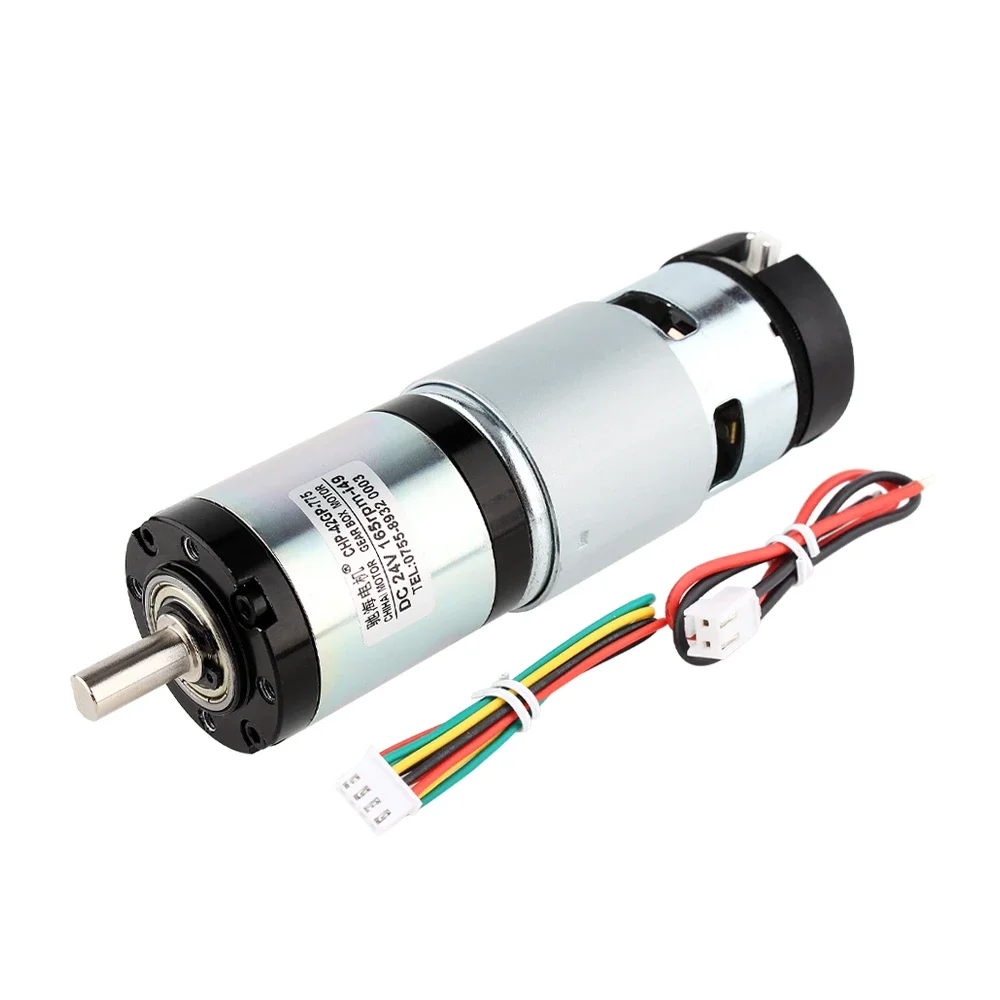 

ChiHai Motor CHP-42GP-775ABHL 42mm High torque planetary gear motor DC12V 24V with encoder for electric valve and robotics