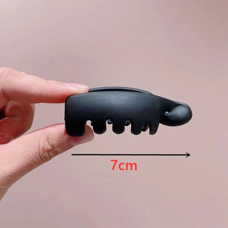 4 Stück Bananenklammern, kleine Größe, vertikale Haarklammern für Damen, elegante Haarspangen für hohe Pferdeschwänze, Twist-Clips, einfache Haaraccessoires – Detail 5