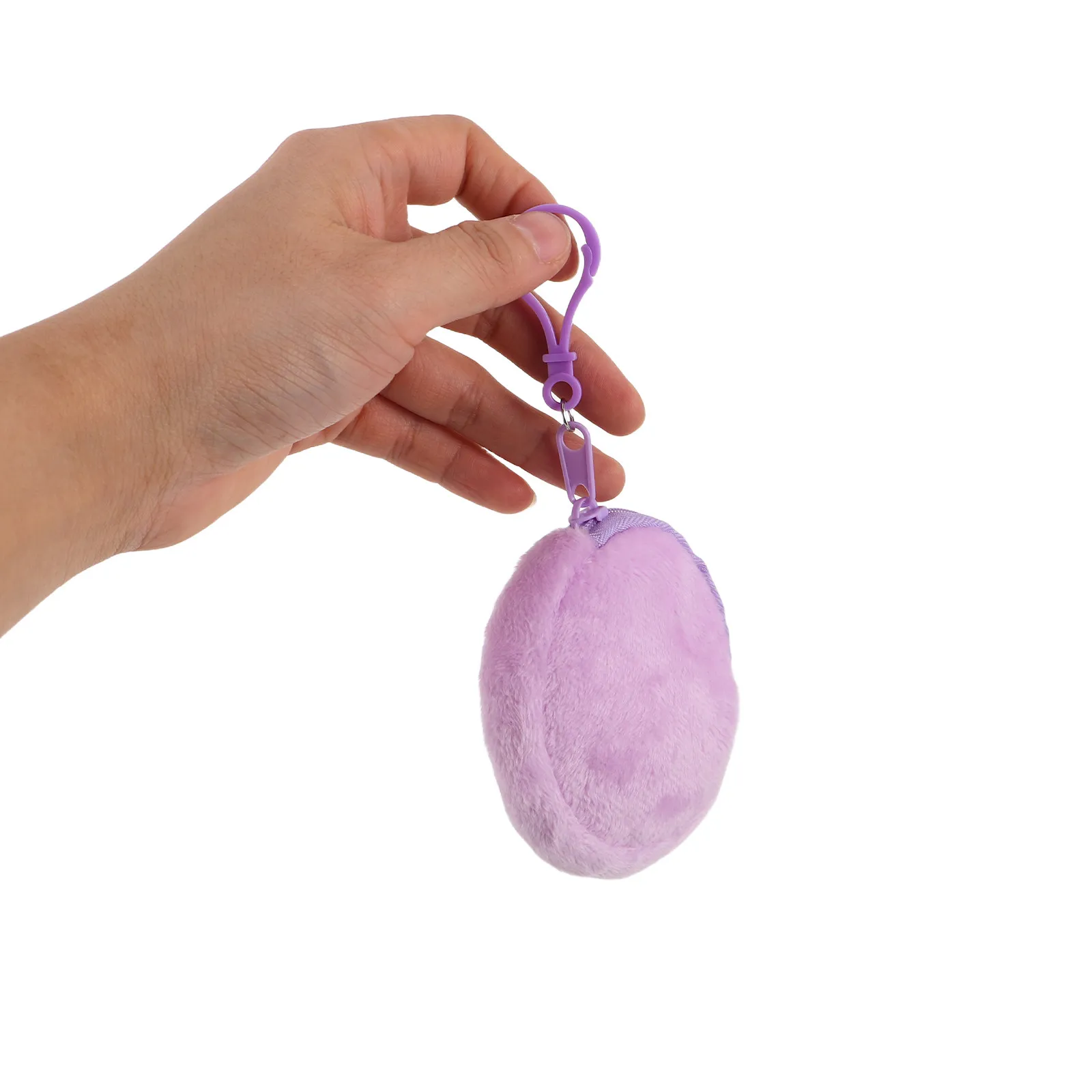 

6Pcs Vibrant Mini Round Pouches Soft Touch Zipper Coin Purse for Kids Girls Women Small Travel Jewelry Earbud Storage Bag