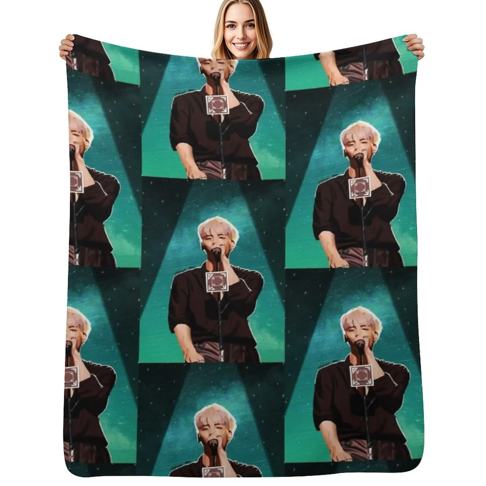 Shinee Jonghyun Throw Blanket christmas decoration Beautifuls anime for babies Giant Sofa Blankets For Bed Blankets
