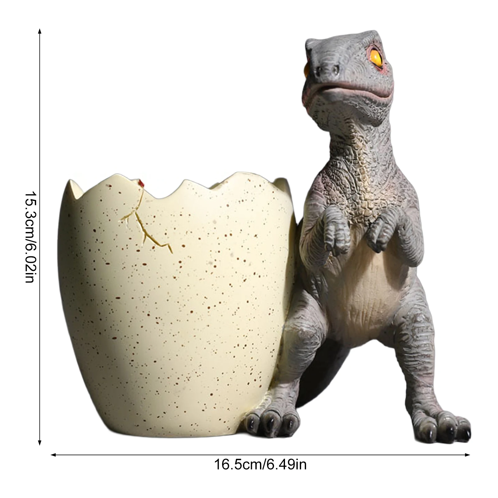 الديناصورات حامل قلم الراتنج الكرتون الحيوان مكتب منظم جولة مكتب قلم رصاص كوب للطلاب أطفال هدية
