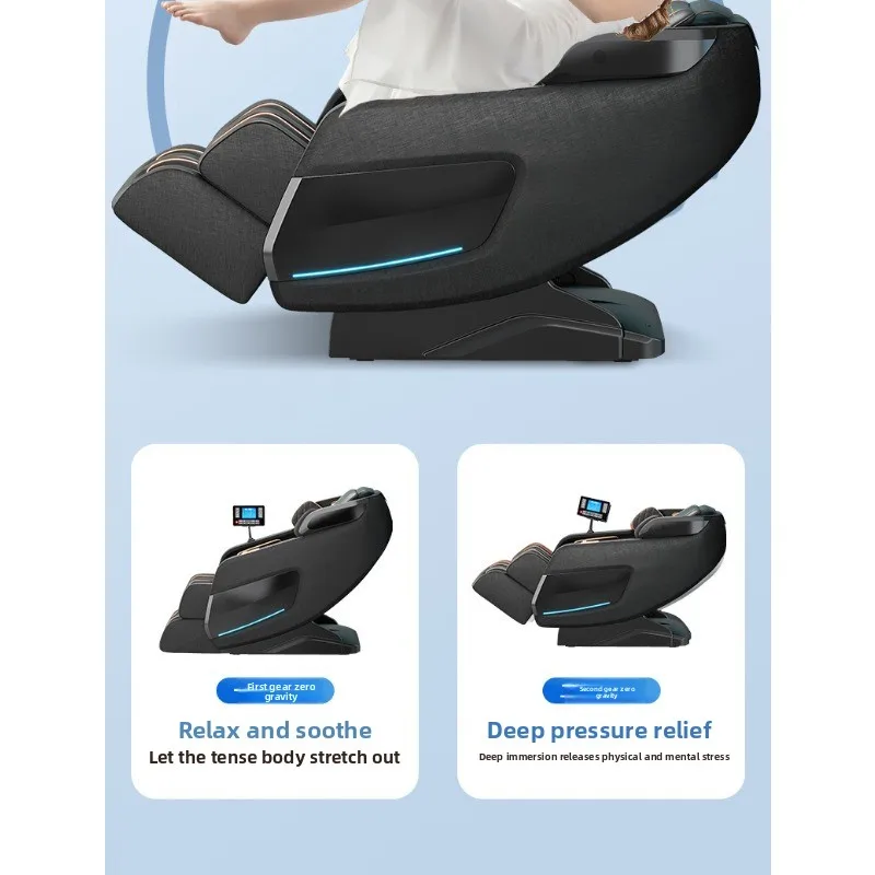 Household full body double track movement zero gravity space capsule massage sofa chair