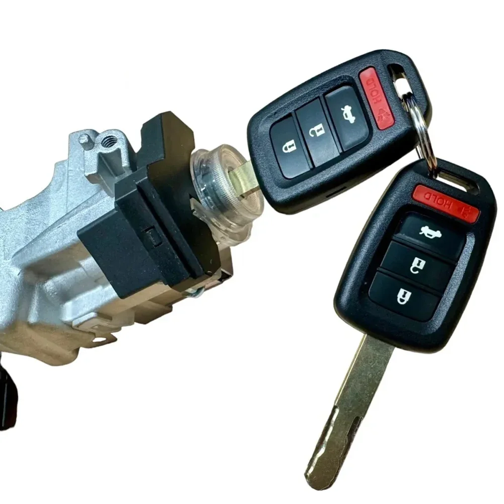 Ignition Lock Cylinder Switch & 2 Key For Honda For Civic 1.8L 2014-15 For Civic 2 Door EX 2 Door SI 4 Door SI KA 5MT KA 6MT 14