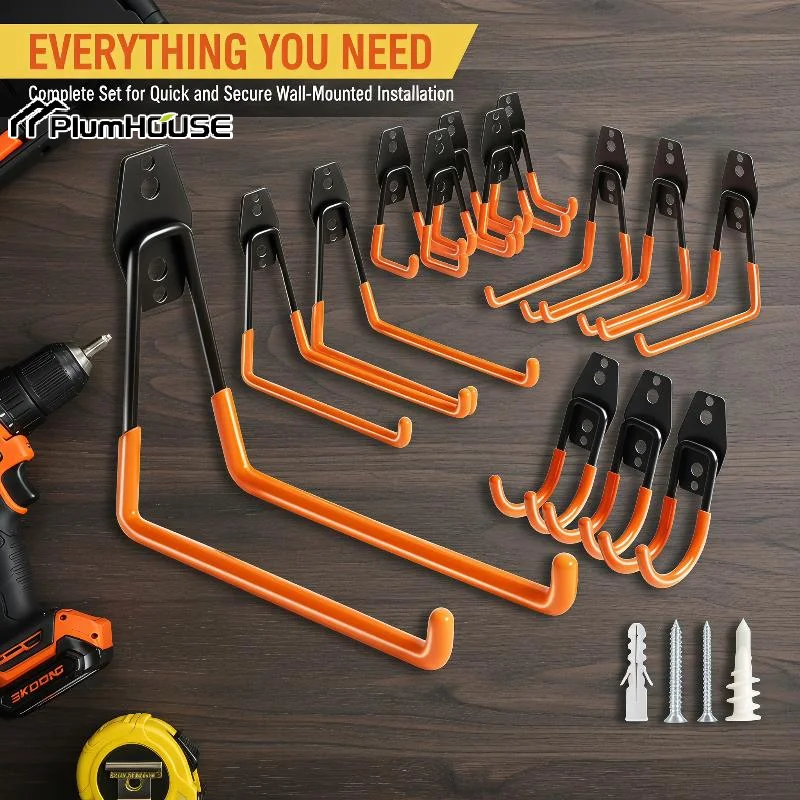 ตะขอแขวนผนังเหล็กแบบหนาสำหรับจ - Workshop Tools Hanger บทวิจารณ์และราคา