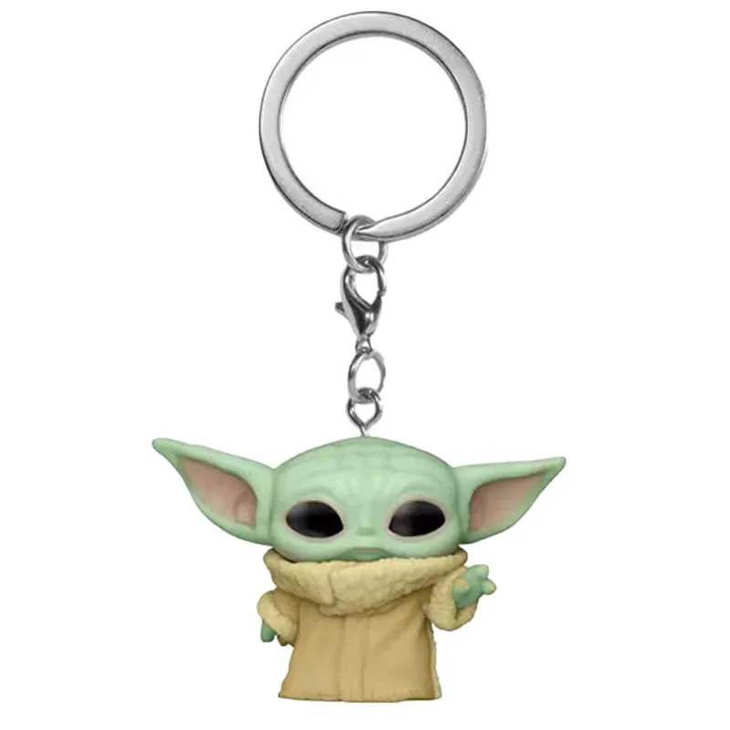 Kawaii Star Wars อะนิเมะอุปกรณ์ต่อพ่วง Yoda การ์ตูนรูปพวงกุญแจสาวกระเป๋าจี้ให้ของขวัญแฟน