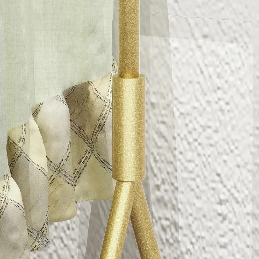 Gold Clothes Rack on Wheels Gold Garment Rack Modern Display Rack for Home,Boutique,Retail -59’’L