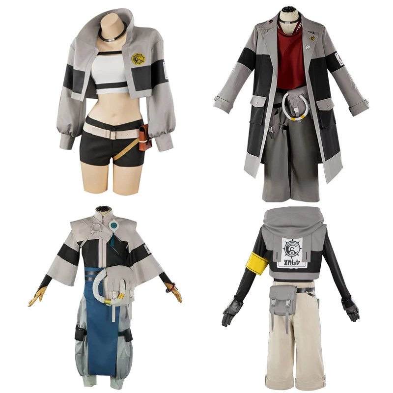 

GACHIAKUTA Cospaly Anime Ludo Enjin Zanka Riyo Cosplay Costume With Four Characters Clothes Anime Full Suit