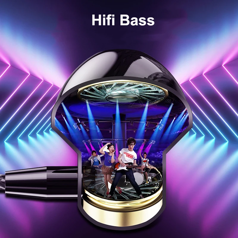L Type 3.5mm Earphone 90 Degree Right Angled Plug Stereo Bass Headset Wired Earbuds In-Ear Earphones for Samsung A52S Redmi OPPO
