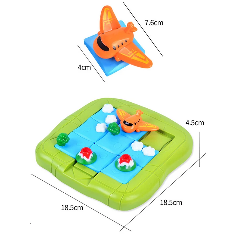 Jogos de Estratégia Montessori para Crianças, Jogo de Viagem, Desenvolvimento Intelectual, Inteligência Quebra-cabeça, Avião, Interação Pai-Filho, Brindes