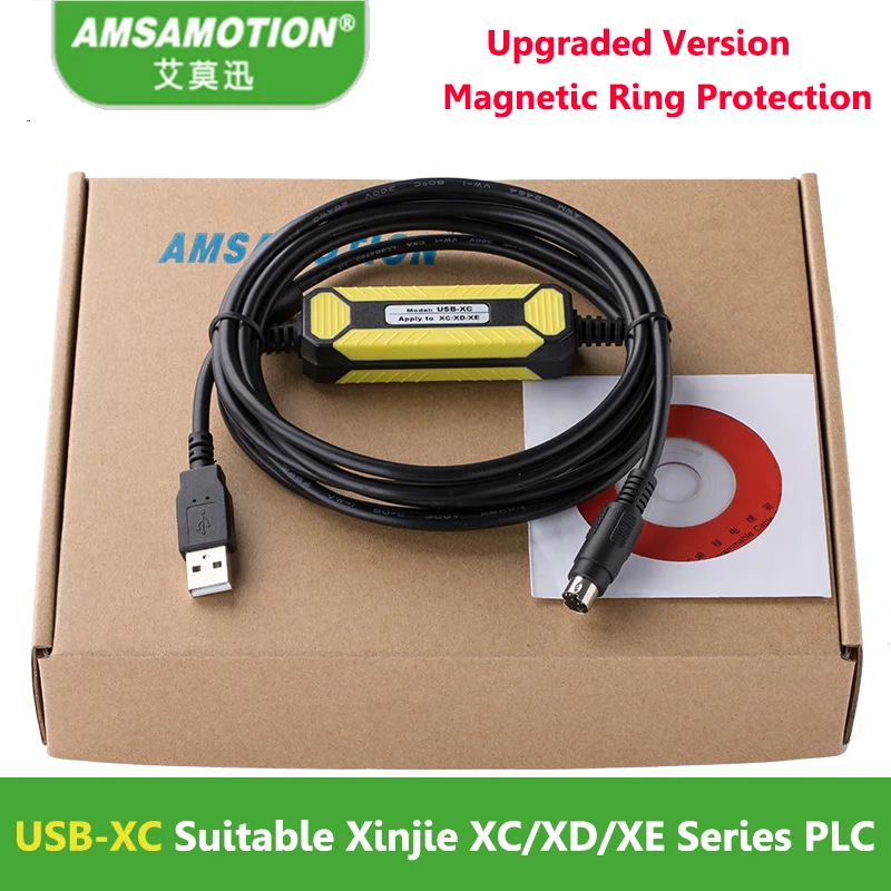 

Promotion!!! USB-XC Suitable Xinje XC1 XC2 XC3 XC5 PLC Programming Cable USB Communication Cable Support WIN7/XP