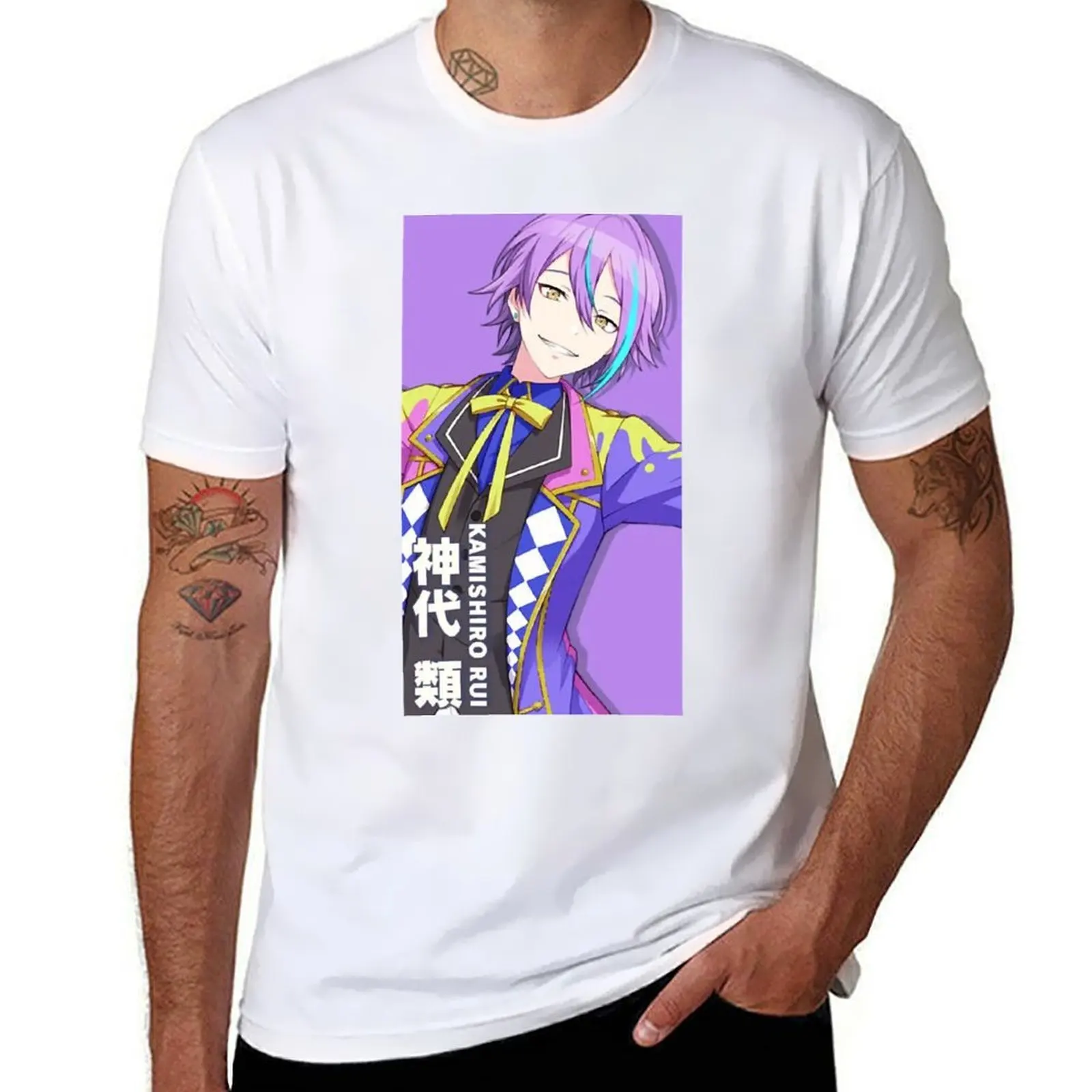 

Project Sekai Kamishiro Rui T-Shirt cotton tshirt 100% t shirts cotton 100% T-Shirt