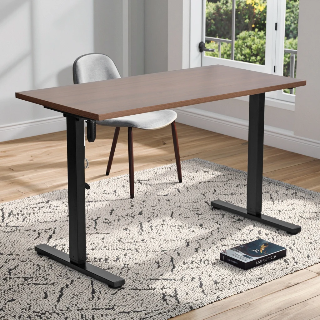 

Игровой стол с регулируемой высотой — современный эргономичный дизайн с прочной металлической рамой и просторной столешницей для компьютерных игр.