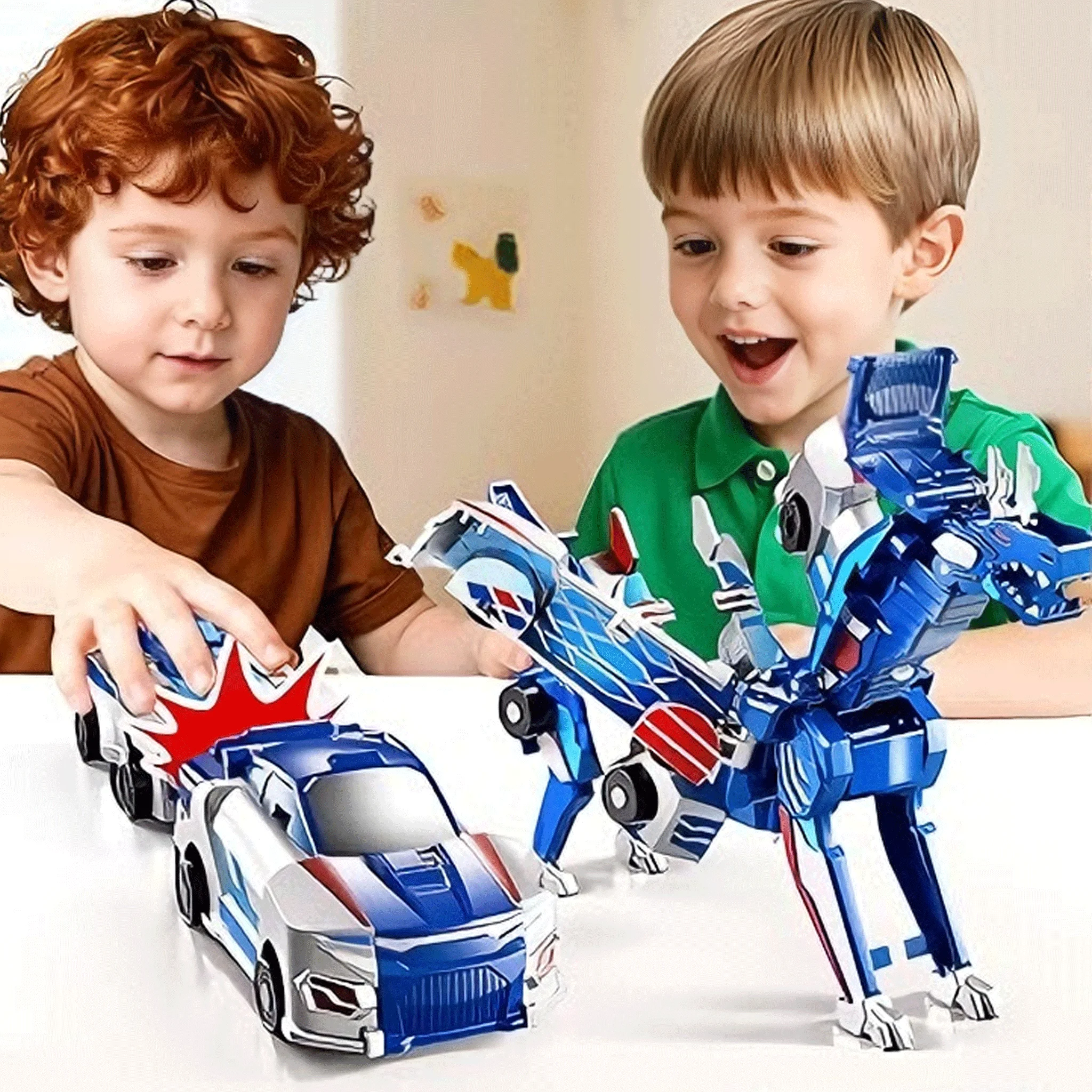 Voiture de Transformation de Collision magnétique 2 en 1 pour enfants, jouet de Transformation magique, Super combinaison, jouet pour garçons et filles, cadeaux d'anniversaire