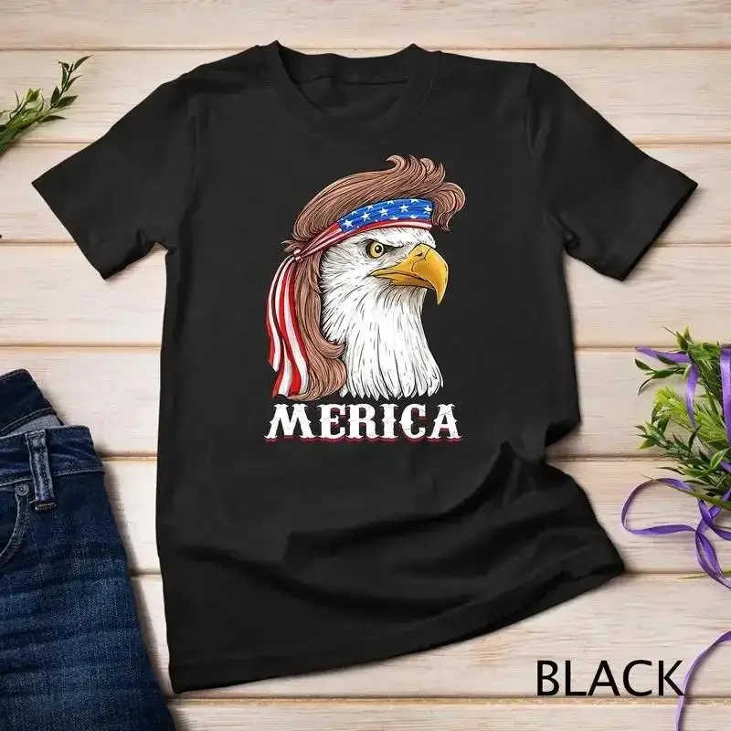 Eagle Mullet 4th Of July USA American Flag Merica T Shirt Unisex T shirt