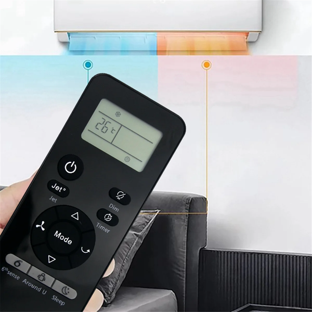 A57G-Replace DG11J2-31 AC Remote Control for Hisense DG11J2-31 Air Conditioner Remote Control