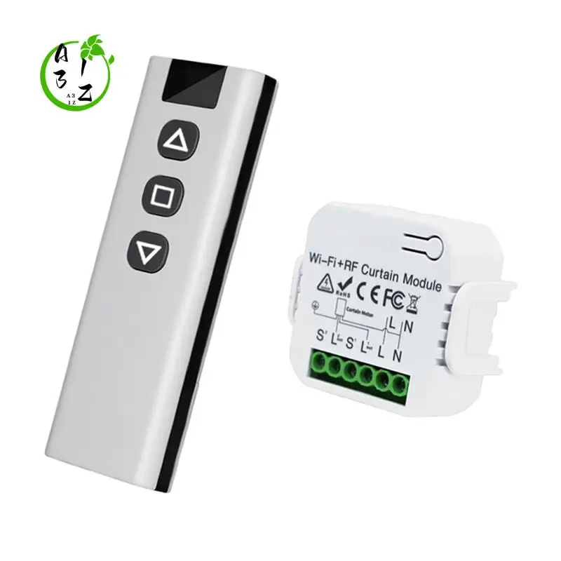 

A31Z-Tuya WIFI Smart Curtain Switch APP Timing Motor Controller Switch RF 433 Mhz Remote Control Electric Roller Blind