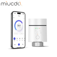 MIUCDA Tuya ZigBee3.0 TRV Thermostat Radiator Actuator Smart Thermostatic Valve Temperature Controller Support Alexa Google Home