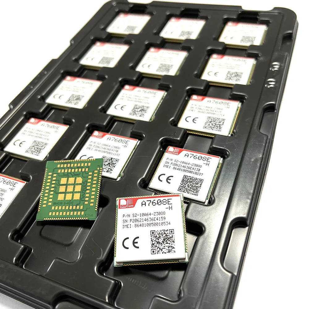 SIMCOM A7608E-H A7608SA-H LTE CAT4 Module suporrt Data Voice GNSS اختياري في المخزون متوافق مع SIM7600/SIM7600-H