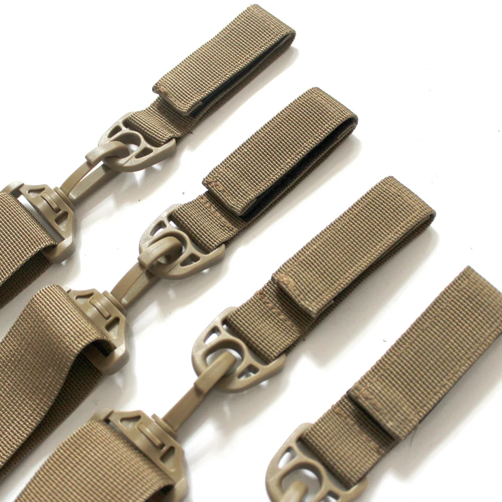 Police Suspender For Duty Belt Tactical Suspenders For Battle Belt Come With 4 Pcs Duty Belt Keeper Suspender For ManKhaki