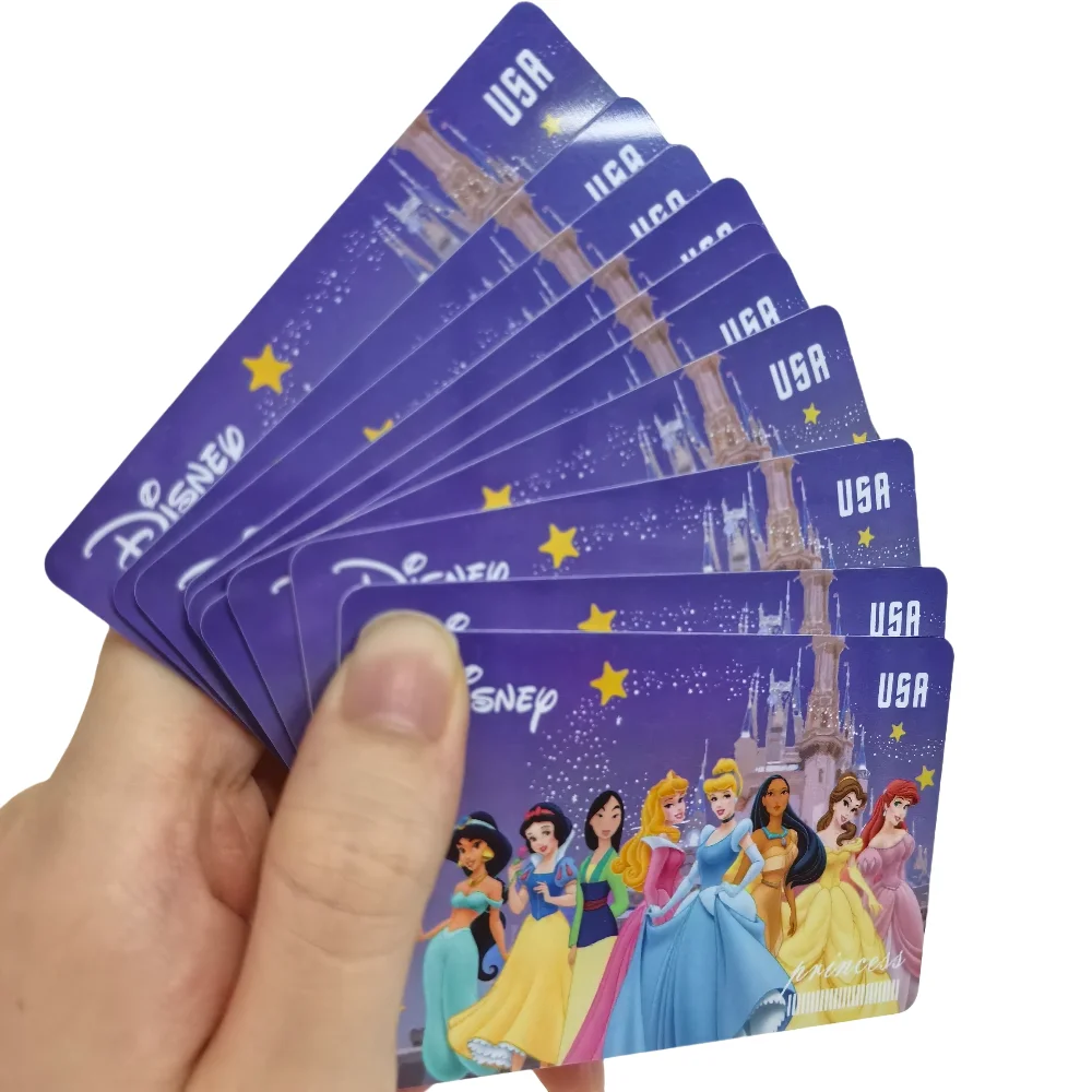 

2025 New Cute Cartoon Disney Princess and Castle Themed Cards Bank Card For Children Friends Gifts