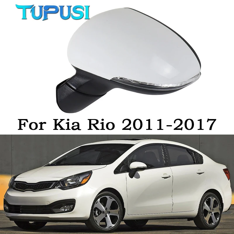 

Car Rearview Mirror Assembly for Kia Rio 2011-2017 Auto Door Side Rear View Mirror Replacement Assembly 3 5 8 Wire