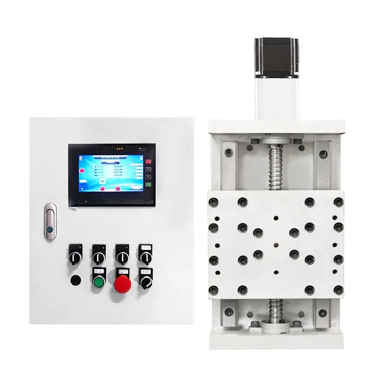 Sliding table module double linear guide ball screw electric automatic elevator CNC precision