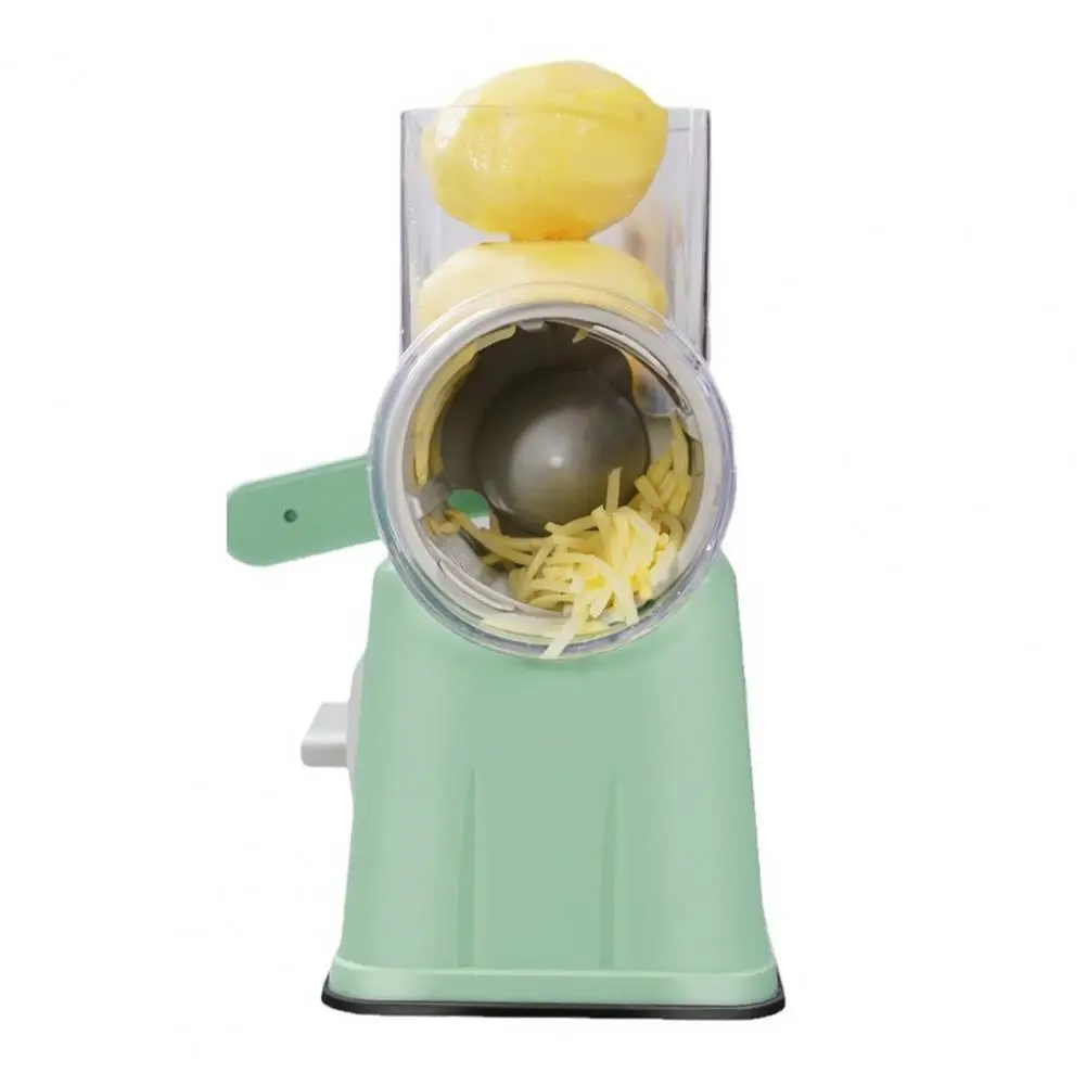 

Time-saving Kitchen Gadget Versatile 6-in-1 Rotary Vegetable Cutter Food Chopper Set with Stainless for Grating for Vegetables