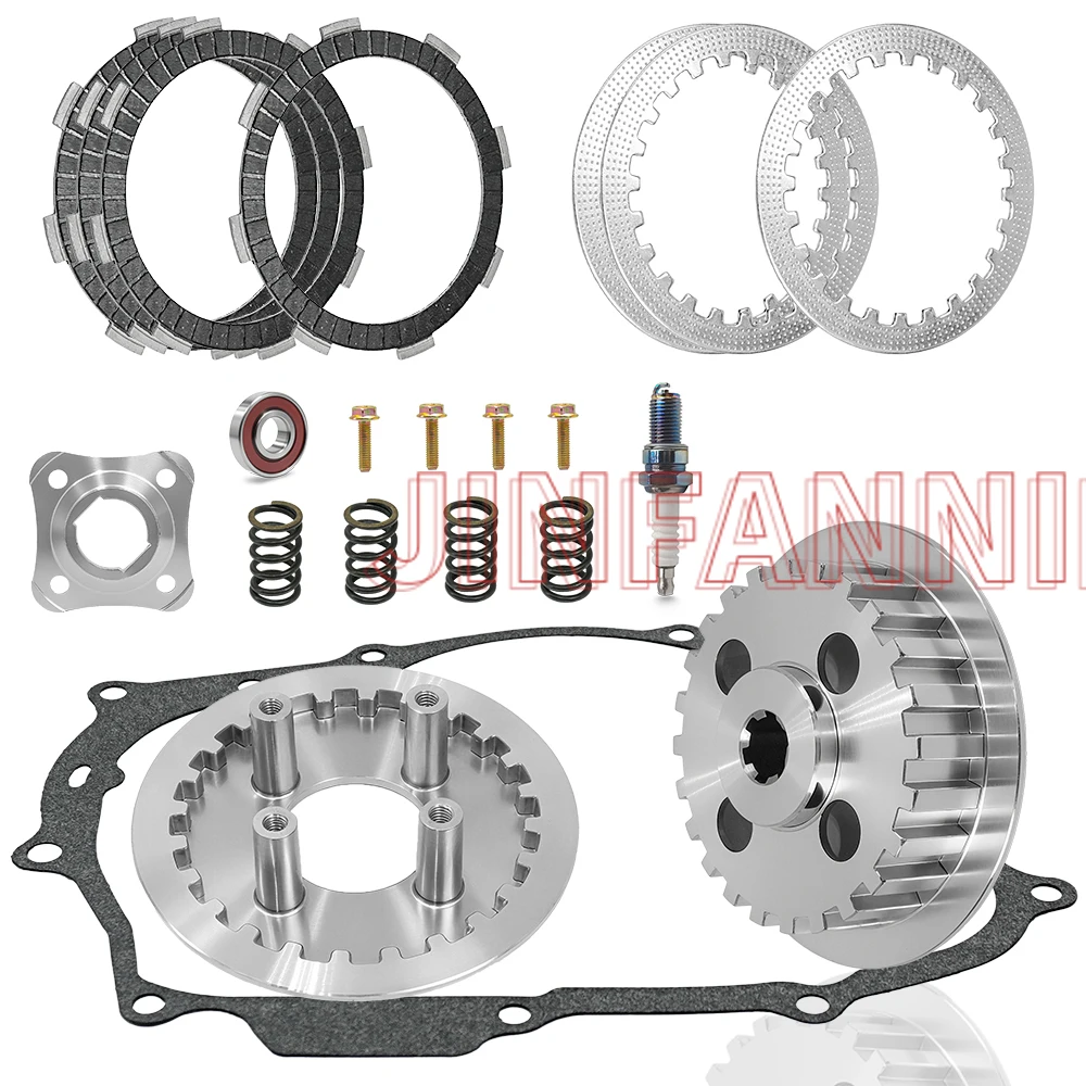 

Комплект нажимных дисков сцепления, центральная внутренняя втулка и прокладка для Honda XR100R 1987-2000 2001 2002 2003