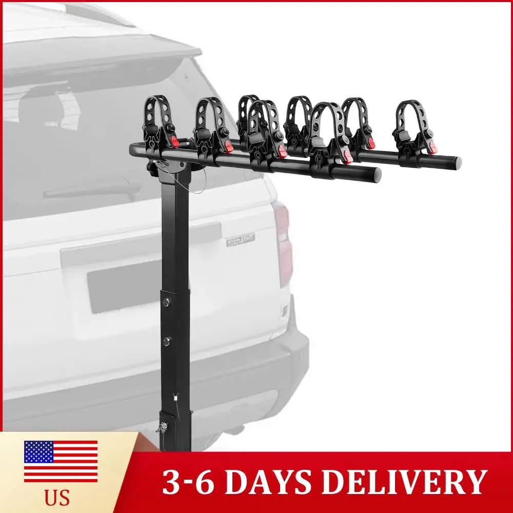 

Hitch Mount Bike Rack Foldable Hitch Bike Rack for Cars Trucks SUVs Minivans