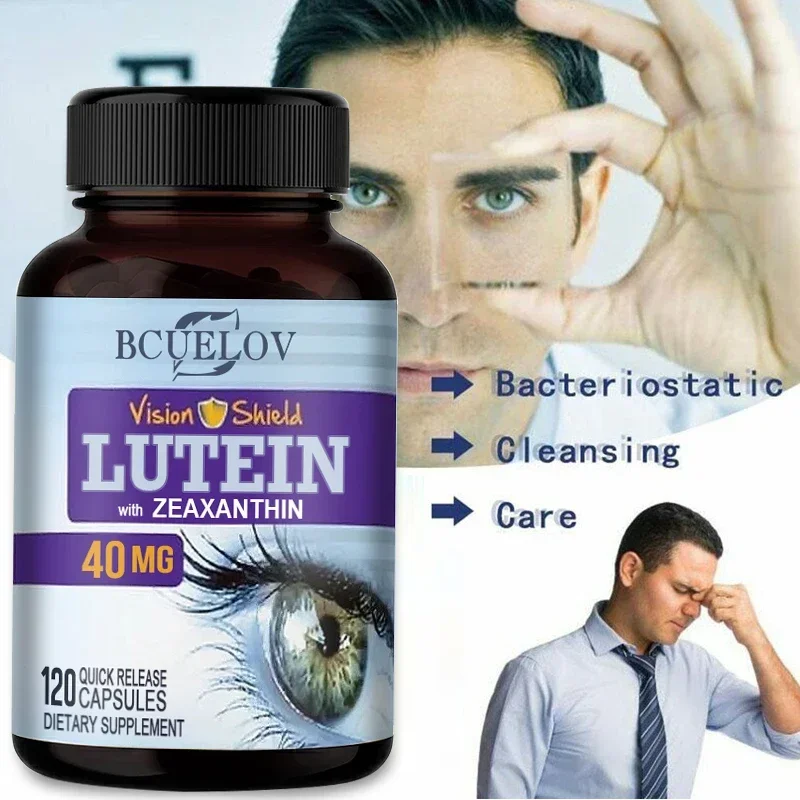 Lutein 400 Mg - Zeaxanthin, Vitamin - Eye Health, Eyestrain Relief, Dry Eyes & Vision Health, Blue Light Protection