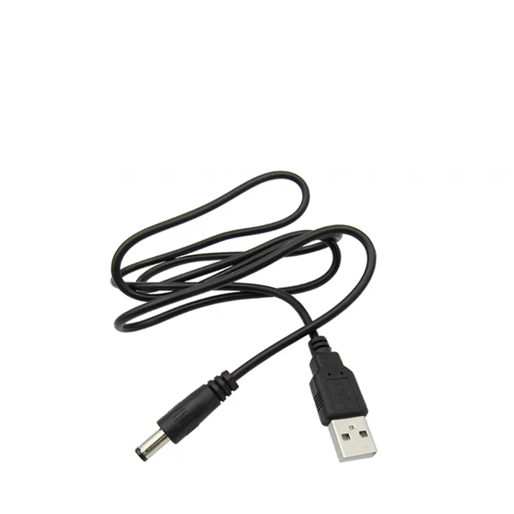Cable adaptador USB a CC, puerto USB a cable de conversión de cable de alimentación macho de 5,5 mm
