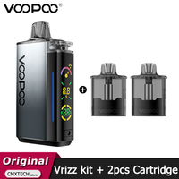 Original VOOPOO Vrizz Pod Kit 24W Vape 800mAh + 2pcs Extra Pod Cartridge 15ml Empty Capaicty 0.7ohm or 0.4ohm E Cigarette Vaper